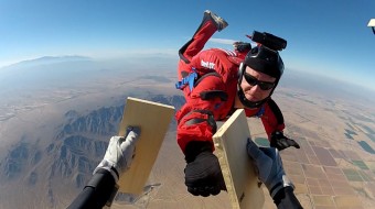 Skydiving Martial Arts with Ernie Torres in USA for ‘Wounded Warriors Project’