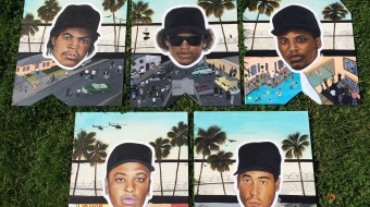 ‘Hip-Hop Art’ Talent Jasmin Sehra in UK creates NWA tribute